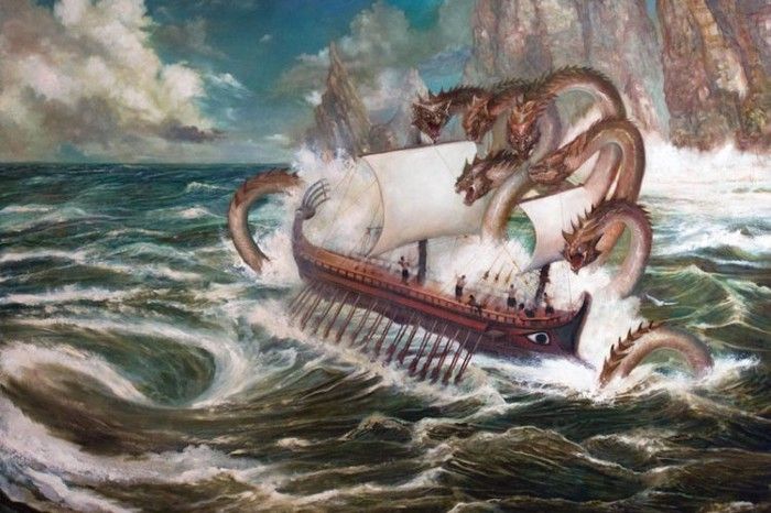 Between the devil and the deep blue sea